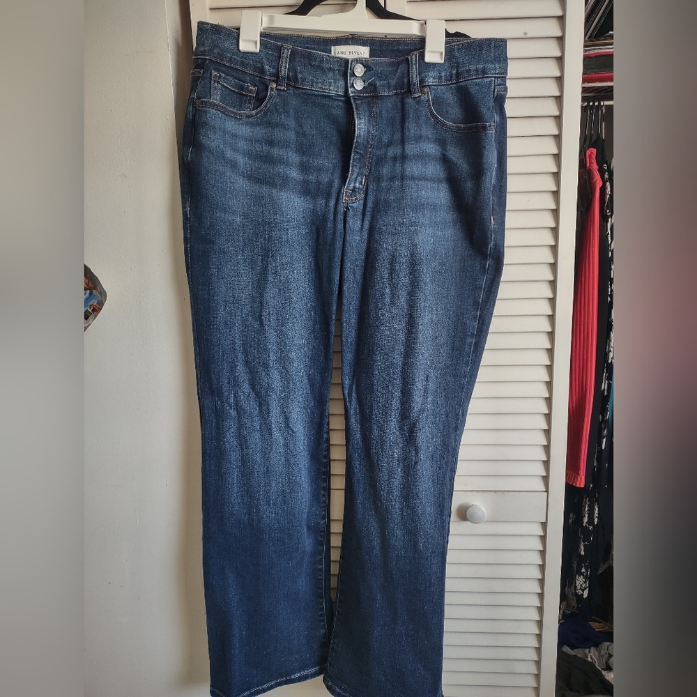 Lane Bryant Dark Blue Relaxed Men Jeans